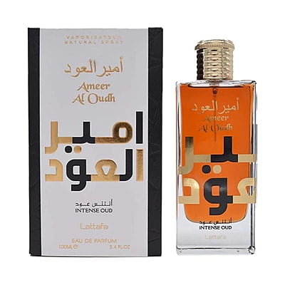 Ameer Intense Al Oud Oud for Unisex Eau de Parfum Spray, 100 ml by Lattafa Perfumes.