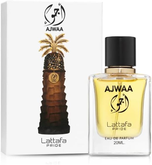 Lattafa Perfumes Ajwaa 20Ml (0.6Oz) | Mini Travel Size | Bergamot,Elemi,Dates & Lemon