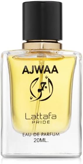 Lattafa Perfumes Ajwaa 20Ml (0.6Oz) | Mini Travel Size | Bergamot,Elemi,Dates & Lemon