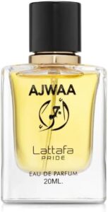 Lattafa Perfumes Ajwaa 20Ml (0.6Oz) | Mini Travel Size | Bergamot,Elemi,Dates & Lemon