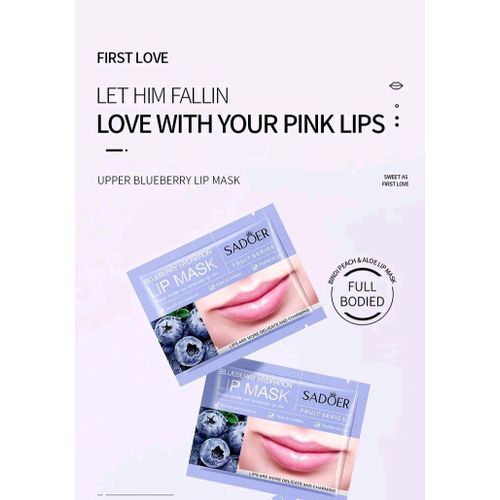 SADOER 6PCS Of Lip Softening And Brightening Masks