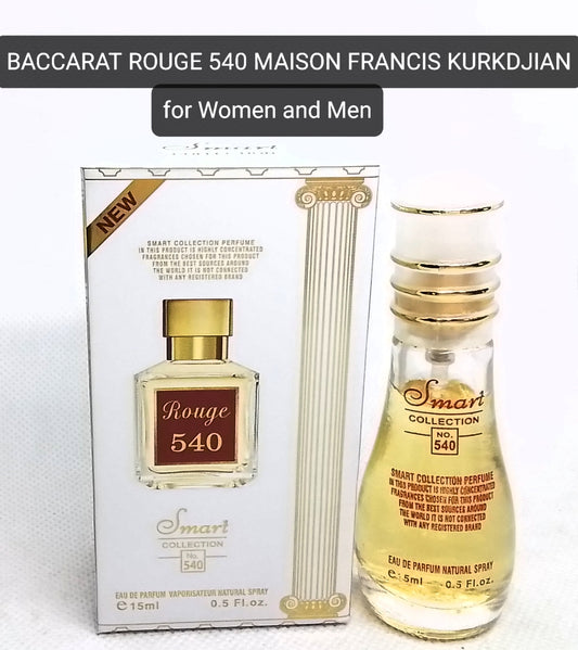 SMART COLLECTION PERFUME NO. 540 FOR WOMEN AND MEN 15 ML EDP