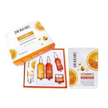 DR RASHEL 5 In 1 SPECIAL PACKAGE!!! Vitamin C Brightening And Anti-aging Skincare Set
