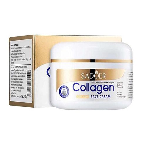 SADOER 3 in 1 Collagen Anti-aging Firming Gel+ Collagen Anti-aging facial Cleanser + Collagen Anti-aging Face Cream
