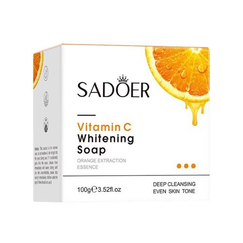SADOER 3 in 1 : Vitamin C Brightening Face Cream + Face Serum + Soap