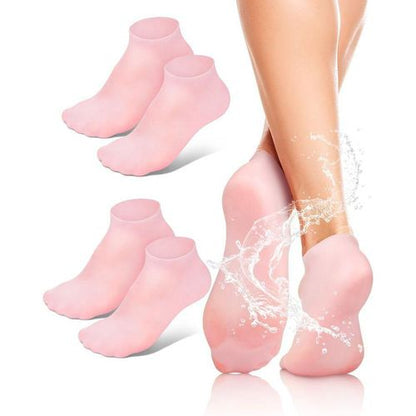 Silicone Moisturizing Socks For Softening Dry Cracked Feet Rough Skins