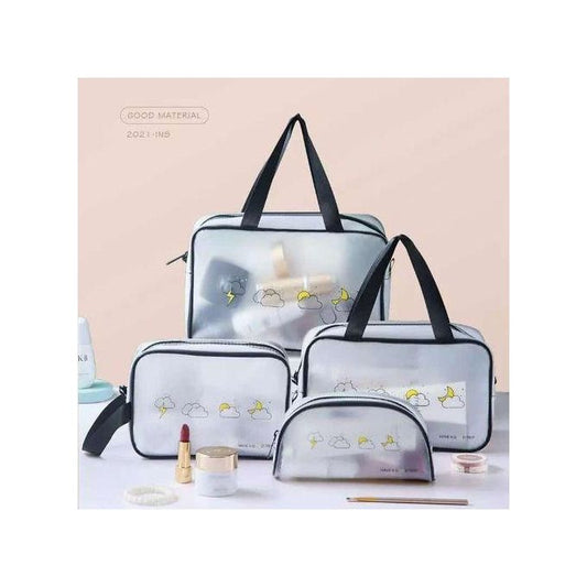 4Pc Waterproof Cosmetic Bag/Makeup Organizer Travel Bag