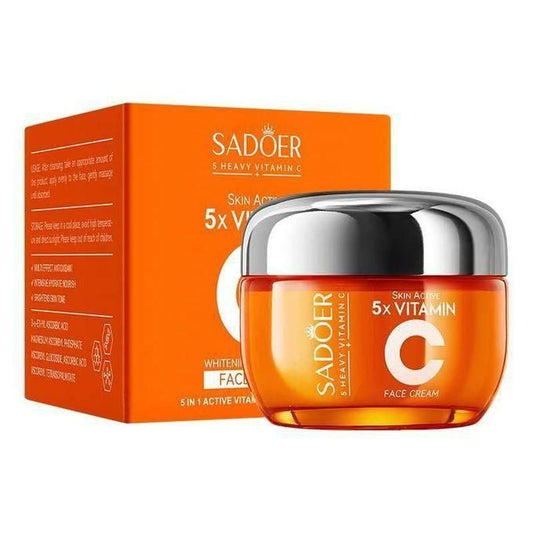 5 X Active Vitamin C Face Cream + Niacinamide Anti Wrinkle Skin Care Firming Moisturizing Whiten Brightening Face Creams Beauty Face Skin Care