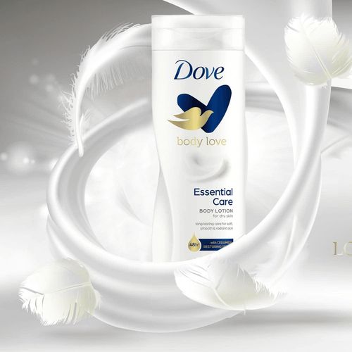 Dove 3 in 1 BODYCARE SET: Deeply nourishing body wash + Essential care body lotion + Beauty cream bar