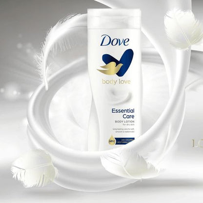 Dove 3 in 1 BODYCARE SET: Deeply nourishing body wash + Essential care body lotion + Beauty cream bar