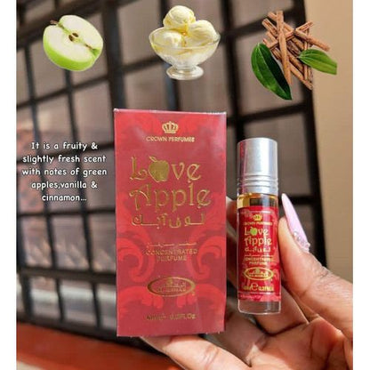 Al Rehab 2 in 1 Perfume Set: Sublime Lattafa Spray + Love Apple Perfume Oil