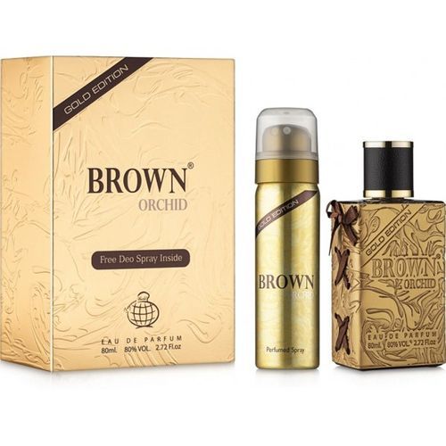 Brown Orchid Unisex Perfume EDP + Deo Spray