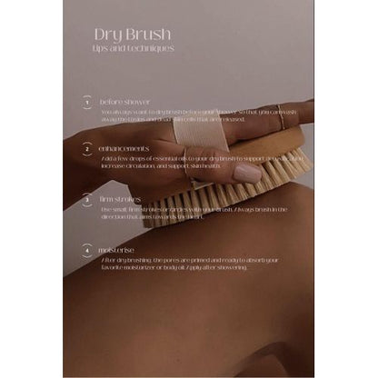 Oracle 3 in 1 SHOWER ESSENTIALS: Dry Brush + Exfoliating Bath Cloth Back Scrubber +(FREE Round Bath Sponge Loofar)