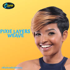 Olivia pixie layers weave