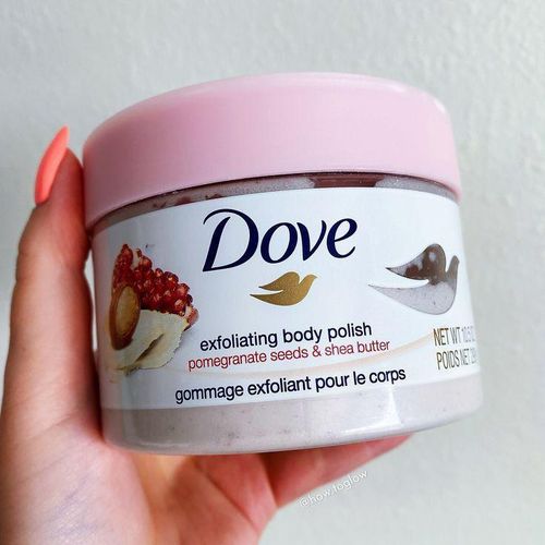Dove Exfoliating Body Scrub Pomegranate Seeds & Shea Butter Scent