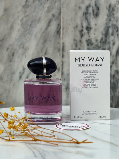 Generic My Way Giorgio Armani â€“ 90ml EDP Tester for Women Plus free 5 travel spray and Deodorant