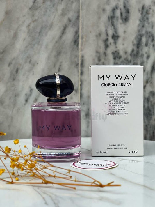 Generic My Way Giorgio Armani â€“ 90ml EDP Tester for Women Plus free 5 travel spray and Deodorant