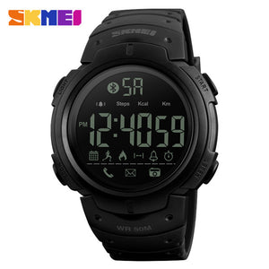 SKMEI Smart Watch Calories Pedometer Digital Reminder Watches Fitness Bluetooth For Ios