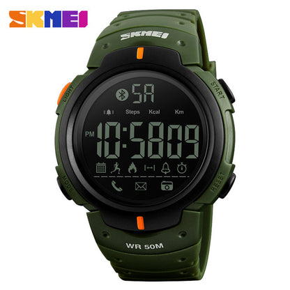 SKMEI Smart Watch Calories Pedometer Digital Reminder Watches Fitness Bluetooth For Ios