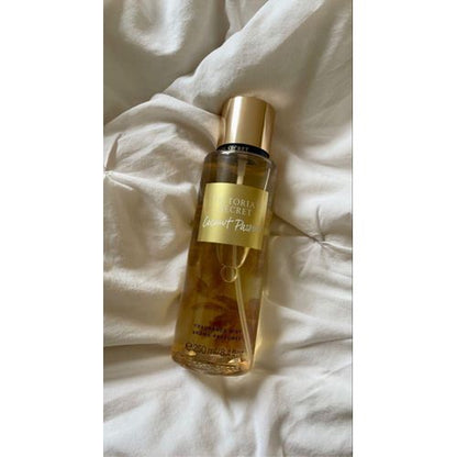 Latafa 3 in 1 PERFUME COMBO: Eclaire Perfume + Vaseline Cocoa Radiant Body Oil + Victoria's Secret Coconut Passion Body Mistt