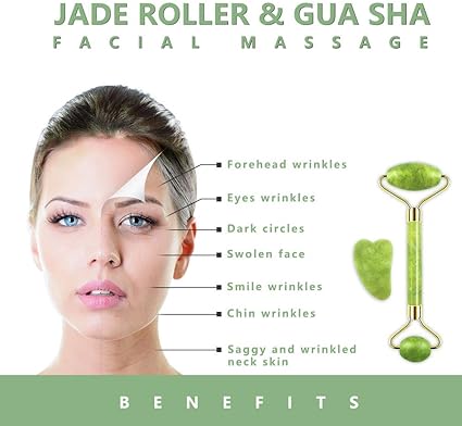 Facial Roller for Wrinkles, Anti Aging Face Eyes Neck Massager/Scrapper