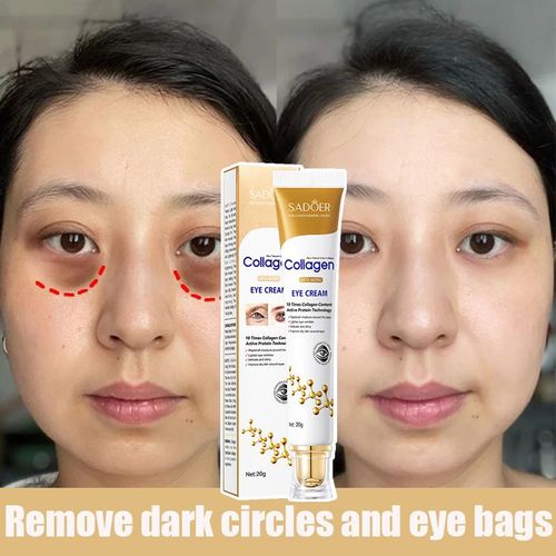 SADOER 3 In 1 Collagen Set : Face Serum + Face Cream + Eye Cream