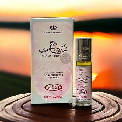 Paris Corner 2 in 1 Perfume Set: Marshmallow Blush Perfume + Sukkar Banat Oil