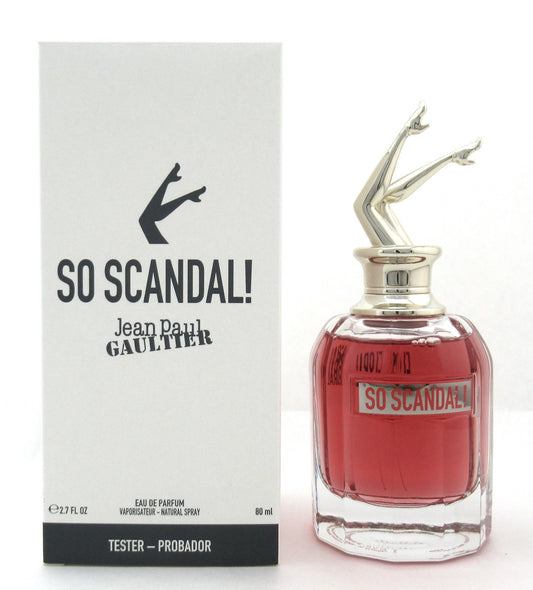 JEAN PAUL GAULTIER SO SCANDAL! TESTER 2.8 EAU DE PARFUM SPRAY FOR WOMEN Plus free 5 travel spray and Deodorant