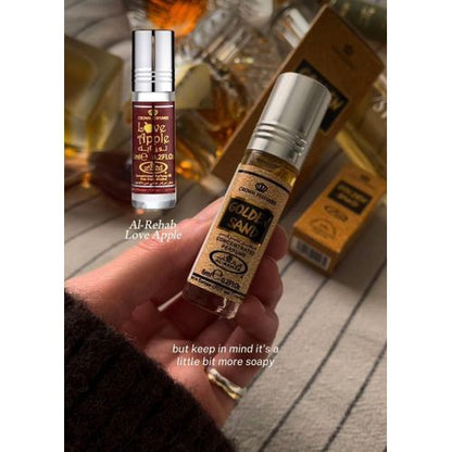 AlRehab 2 In 1 Fragrance Combo: Love Apple Perfume Oil + Golden Sand Perfume Oil