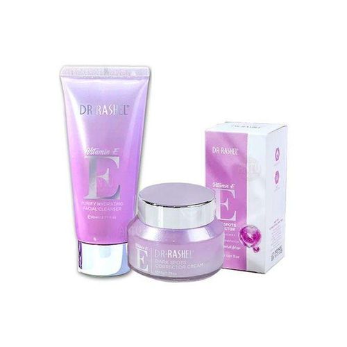 DR RASHEL Vitamin E Purify Hydrating Set of 3 Products: Cleanser + Cream + Serum