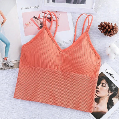 Women tshirts Camisole Tops T-shirts Camisole Underwear Underclothes Undies Women's Clothes Bra