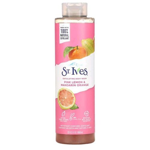 St Ives 1 Pc: Exfoliating Body Wash Pink Lemon And Mandarin Orange