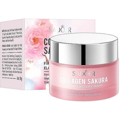 SADOER 3 in 1 COLLAGEN SAKURA SET : Face cream + Face serum + Eye Cream