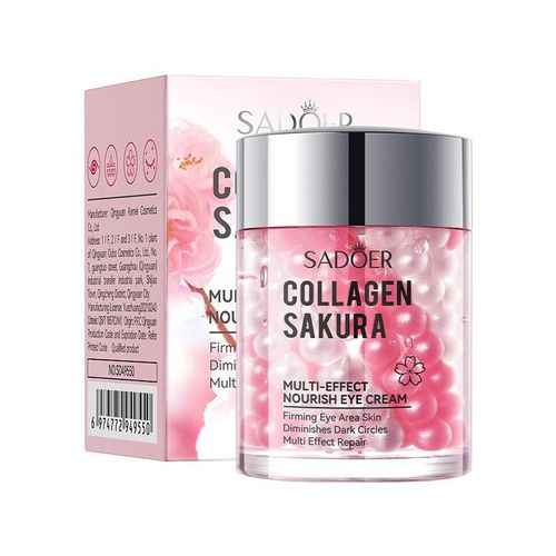 SADOER 3 in 1 COLLAGEN SAKURA SET : Face cream + Face serum + Eye Cream