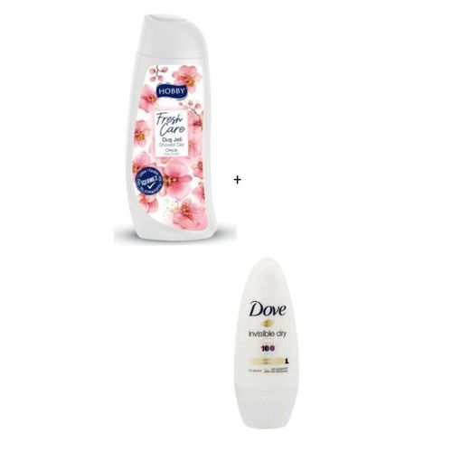 Hobby Fresh Care Shower Gel + Dove Invisible Dry Deodarant