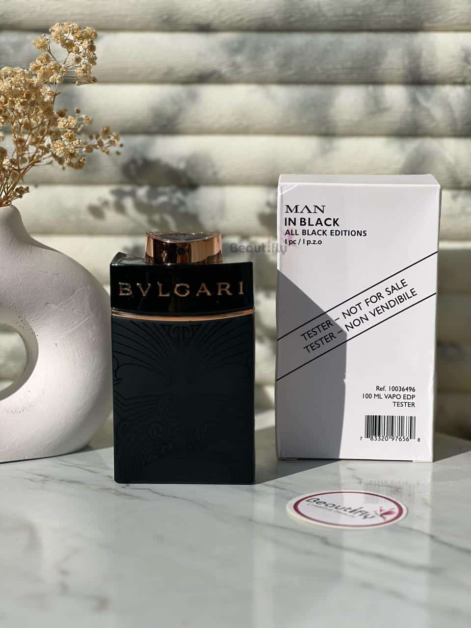 Generic Bvlgari â€“ Man In Black â€“ 100ml EDP Tester for Men Plus free 5 travel spray and Deodorant