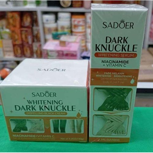 SADOER 2 In 1 : Dark Knuckle Whitening Serum+ Dark Knuckle Whitening Cream