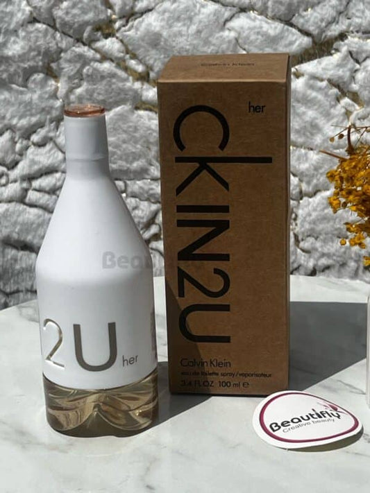 Generic CK IN2U for Her Calvin Klein â€“ 100ml EDT  Plus free 5 travel spray and Deodorant