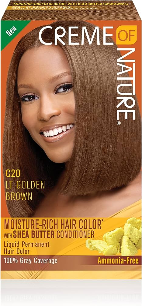 Creme of Nature Moisture-rich Hair Color â€“ C20 Lt Golden Brown