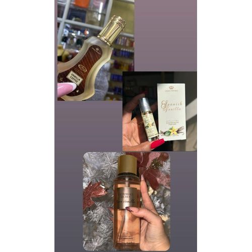 Victoria's Secret 3 in 1 Perfume Combo: Bare vanilla + Vanilla coffee + Spanish vanilla