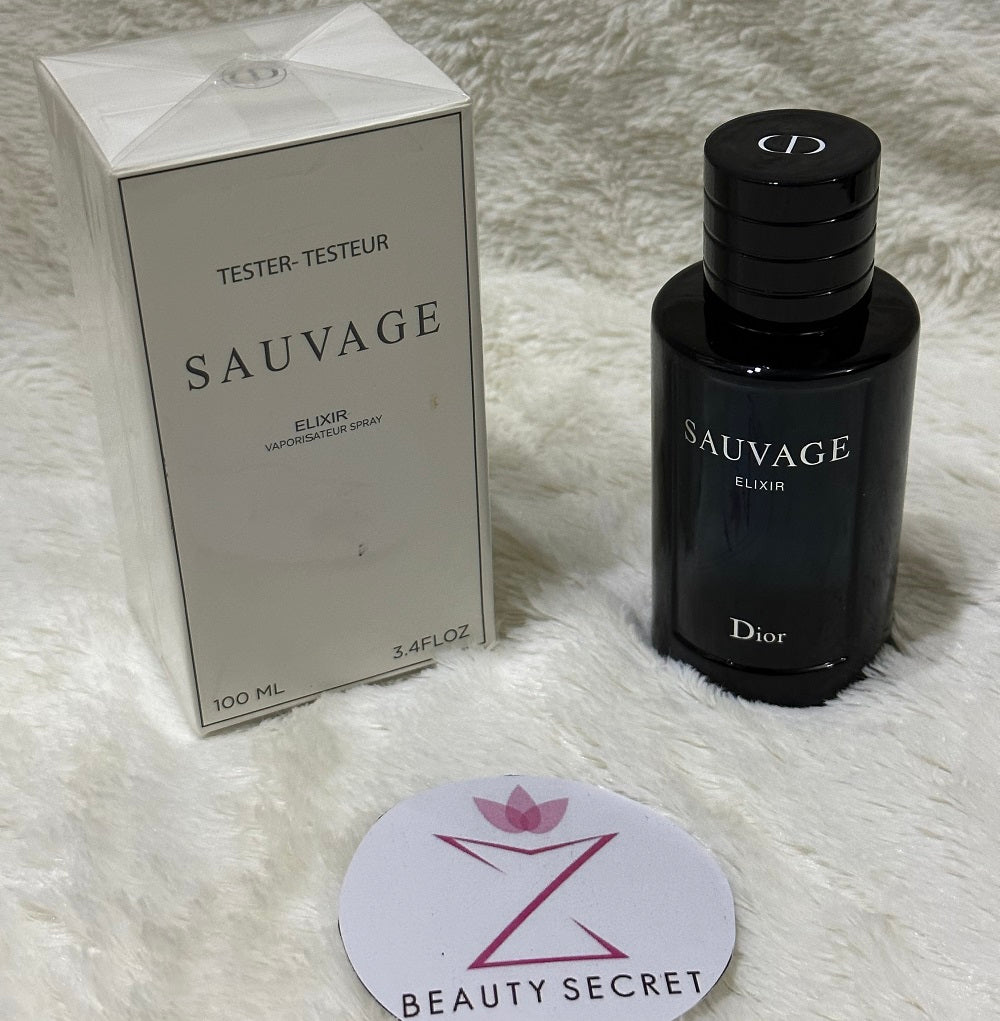Sauvage Elixir by Christian Dior 2 oz Cologne for Men New Tester plus free gifts