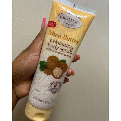 Bramley 2 in 1 SELFCARE SET: Shea Butter Exfoliating Body Scrub + Shea Butter Tissue Oil