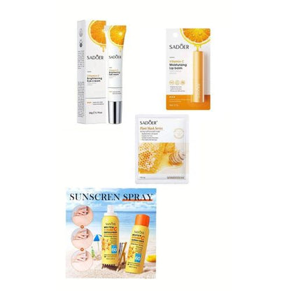 SADOER 4 In 1 SPECIAL OFFER!!! Sunscreen + Lip Balm + Eye Cream + (FREE MASK)