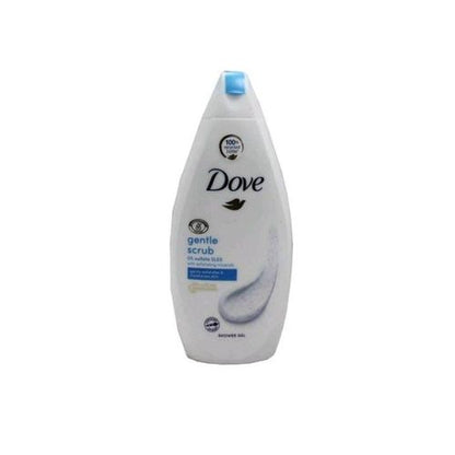 Dove 3 In 1 SHOWER SET!!! Gentle Exfoliating Cream Bar + Gentle Scrub Body Wash + (FREE GIFT A Pair Of Exfoliating Gloves)