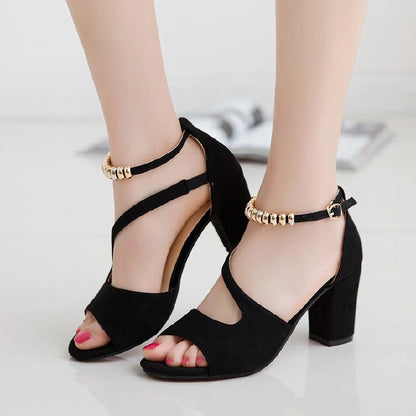 Ladies Shoes Women Shoes Sandals Heels Sandals Ladies High Heels Block Heel Thick Heel Chunky Heel Bling Shoes