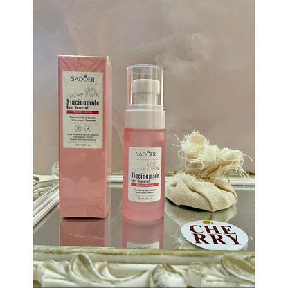 SADOER 4 in 1 NIACINAMIDE DARKSPOT REMOVAL SET: Face Toner + Face Cleanser + Face Serum + Face Cream