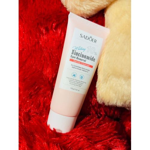 SADOER 4 in 1 NIACINAMIDE DARKSPOT REMOVAL SET: Face Toner + Face Cleanser + Face Serum + Face Cream