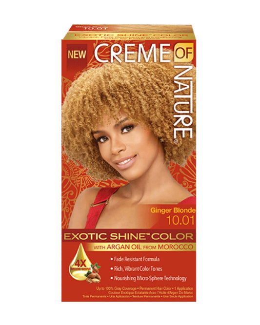 Creme of Nature Exotic Shine color with Argan Oil â€“ Ginger Blonde (10.01)