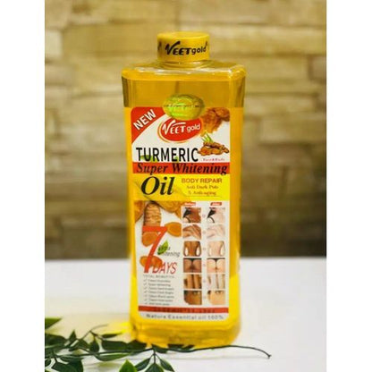 American Dream 2 in 1 GLOWING PACKAGE: Cocoa Butter Lemon Body Cream + VEET gold Tumeric Body Oil