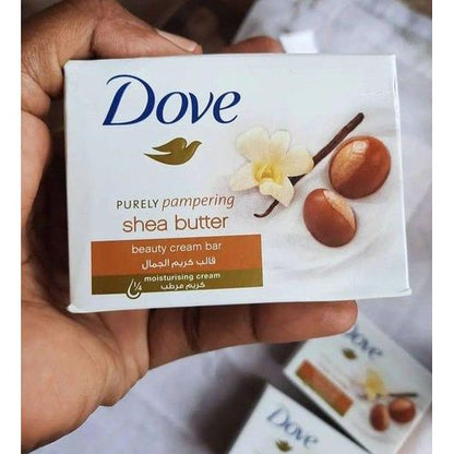 Dove 3 in 1 Shower Care Set: Purely Pampering Body Wash + Pampering Beauty Cream Bar + Original Beauty Cream Bar